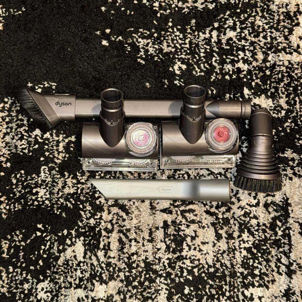 Dyson Vacuum Attachment Bundle TangleFree Turbine Tools,Crevice Tool,and Brushes